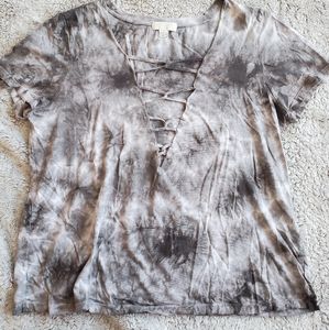 Tie-dye cropped tee | PLUS SIZE | *WORN ONCE*